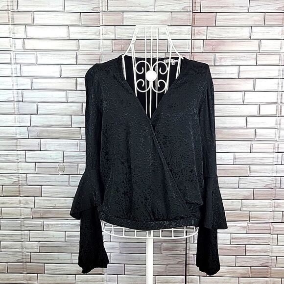 Willow and Clay jaquered print blouse Size S - Picture 1 of 11